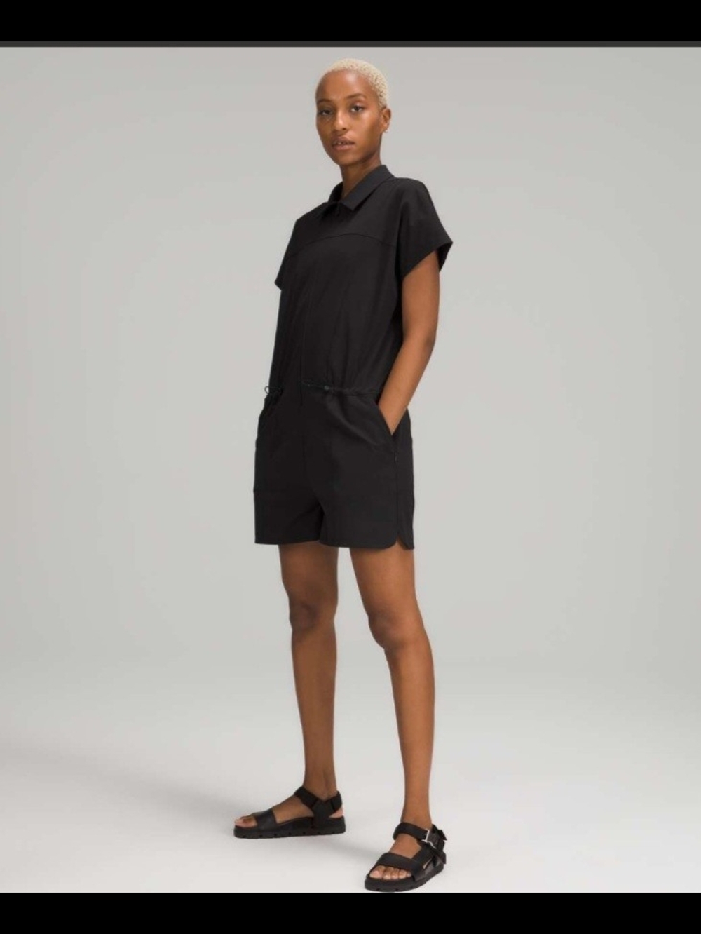 lululemon Stretch Ribbed Pocketed Romper Size 8